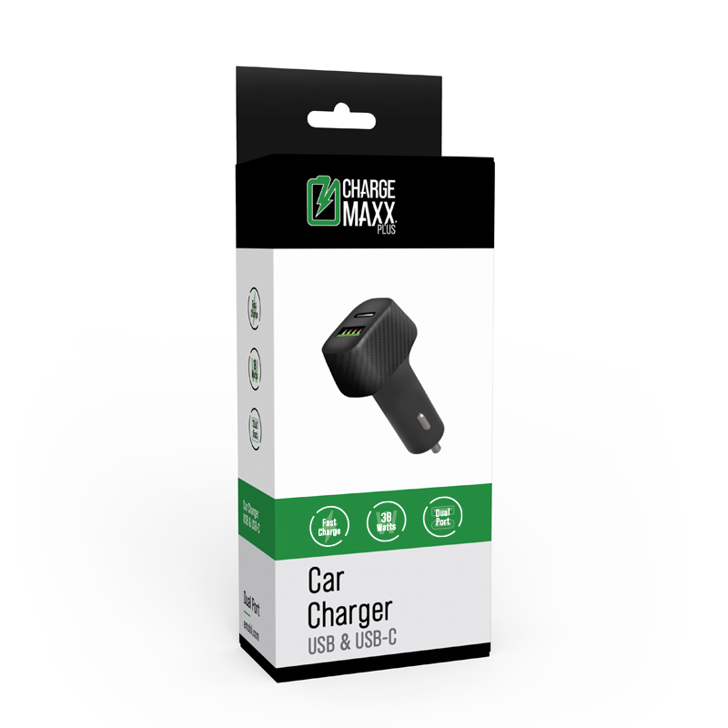 USB-A & USB-C CAR CHARGER