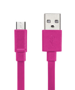 3.5ft micro usb cables Pink